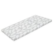 Salteluta pliabila, New Baby, Standard, Pentru patut, Cu geanta de transport inclusa, Cu husa detasabila din bumbac, Din spuma, 120x60x5 cm, 0 luni+, Feather BYN55551