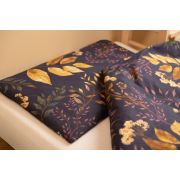 Set lenjerie de pat bumbac 100% cu 2 piese 100x135 cm/40x60 cm Sensillo Florarie PMICSILLO-43593