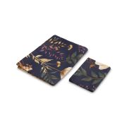 Set lenjerie de pat bumbac 100% cu 2 piese 100x135 cm/40x60 cm Sensillo Florarie PMICSILLO-43593