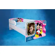 Pat Personalizat Mickey Si Minnie 2-16 Ani, Saltea SafeNest 180x80 Cm Ptv2998