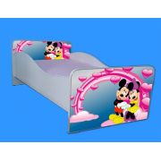 Pat Copii 2-16 Ani Mickey Si Minnie, Include Saltea SafeNest 180x80 Cm Ptv2974