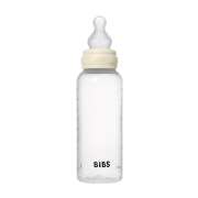 Bibs - set complet biberon anticolici, 270 ml, silicon, ivory bbb50171216