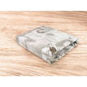 Cearceaf cu elastic, MimiNu, Pentru pat 160x80 cm, Din bumbac certificat Oeko Tex Standard 100, Design, Woodland BYN6426972026710