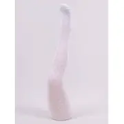 Colanți pentru fetițe din jacquard, din bumbac organic, albi ral-0007g