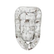Cosulet bebelus, MimiNu, Pentru dormit, Baby Cocoon 75x55 cm, Husa 100% bumbac, Din bumbac certificat Oeko Tex Standard 100, Design, Woodland BYN6426972026635