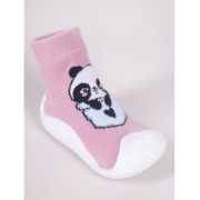 Mocasini pentru copii cu talpă antiderapantă – design cu panda obg-0006c