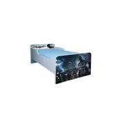 Pat Copii Batman 2-16 Ani, Saltea SafeNest 180x80 Cm - Ptv2988