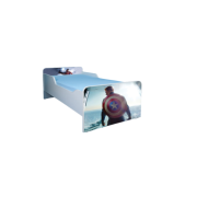 Pat Captain America - Saltea SafeNest - 180x80 Cm, Fara Sertar Ptv3029