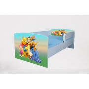 Pat Copii Winnie The Pooh - Saltea SafeNest - 180x80 Cm, Fara Sertar Ptv2996