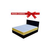 Saltea cu arcuri impachetate individual, pocket spring milano, 160x190x24cm, fermitate mediu spre soft, sistem de aerisire perimetral, saltex drm521