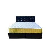 Saltea cu arcuri impachetate individual, pocket spring milano, 90x190x24cm, fermitate mediu spre soft, sistem de aerisire perimetral, saltex drm208