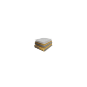 Saltea ortopedica cu arcuri, super ortopedica lux roma, 80x200x23cm, fermitate tare, plasa arcuri tip bonell, fata vara-iarna, sistem aerisire perimetral, saltex drm512