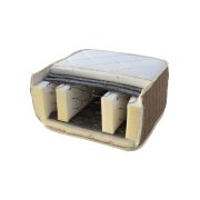 Saltea ortopedica cu arcuri, super ortopedica lux roma, 80x200x23cm, fermitate tare, plasa arcuri tip bonell, fata vara-iarna, sistem aerisire perimetral, saltex drm512