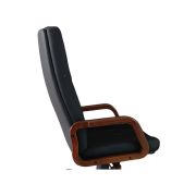Scaun directorial piele naturala 5900 negru drm91