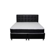 Saltea ortopedica, praga 120x190x22 cm, cu plasa de arcuri tip bonell, box spring system, fermitate medie, sistem de aerisire perimetral, saltsib drm1429