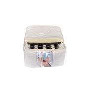 Saltea ortopedica cu arcuri, memory super ortopedic azalee, 90x200x25cm, fermitate mediu spre tare, plasa de arcuri bonell, memory foam 5 cm, sistem de aerisire spaceair, salt confort drm1169