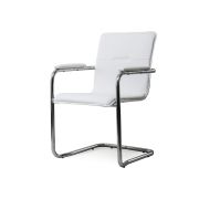 Scaun conferinta sally s alb drm1593