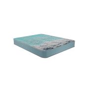 Set saltea ortopedica cu spuma poliuretanica, memory foam 5 cm paris, 140x190x23cm, fermitate tare, sistem de aerisire perimetral, saltex plus 2 perne matlasate microfibra 50x70cm, lavabile la  60°c drm1677