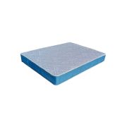 Set saltea ortopedica cu spuma poliuretanica, memory foam 5 cm paris, 140x190x23cm, fermitate tare, sistem de aerisire perimetral, saltex plus 2 perne matlasate microfibra 50x70cm, lavabile la  60°c drm1677