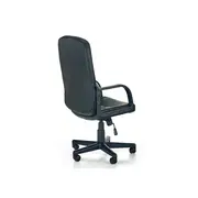 Scaun de birou hm denzel, piele ecologica, mecanism balansare, inaltime ajustabila, 102 kg, 110x58x45 cm, negru drm2039