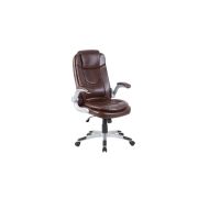 Scaun directorial gn29, cotiere rabatabile, piele ecologica, mecanism de balans, inaltime ajustabila, 95 kg drm2576