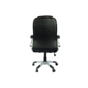 Scaun directorial gn29, cotiere rabatabile, piele ecologica, mecanism de balans, inaltime ajustabila, 95 kg drm2576
