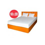 Set saltea cu arcuri, cronos hr spring comfort 160x200x24cm, cu spuma poliuretanica hr 3,5 cm pe ambele fete, husa detasabila tricot, hipoalergenic, fermitate medie, saltsib plus 2 perne matlasate, microfibra, 50x70cm drm3571