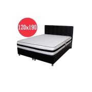 Saltea ortopedica, cu arcuri, memory super ortopedic azalee, 120x190x25cm, fermitate mediu spre tare, cu plasa de arcuri bonell, memory foam 5 cm, sistem de aerisire spaceair, salt confort drm4205