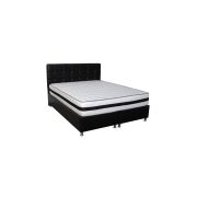 Saltea ortopedica, memory foam crin, 130x190x25cm, fermitate tare, cu spuma poliuretanica, memory foam 5 cm, sistem de aerisire perimetral, salt confort drm4202