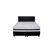Saltea ortopedica, memory foam crin, 140x190x25cm, fermitate tare, cu spuma poliuretanica, memory foam 5 cm, sistem de aerisire perimetral, salt confort drm4204