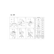Scaun directorial mesh sl q345 gri drm4121