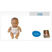 Papusa Baby european fata Miniland 21cm - OKEML31122