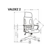 Copy of scaun birou hm valdez negru drm10266