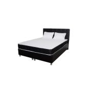 Saltea cu arcuri superortopedica lux luna 160x190x20 cm, plasa de arcuri tip bonnell, saltsib, plus 2 perne microfibra 50x70 cm. drm9584