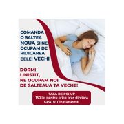 Saltea cu spuma, hydra comfort flex 90x190x16cm, fermitate mediu spre tare, hipoalergenica, husa detasabila, saltsib drm9411