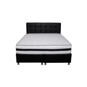 Saltea ortopedica cu arcuri, lotus forte super ortopedic 125x200x30cm, fermitate mediu spre tare, plasa de arcuri bonell, fara vara-iarna, banda de aerisire spaceair, salt confort drm9040