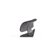 Scaun birou cu mesh hm valdez, mecanism de balans, cadru polipropilena, suport lombar, tetiera inclusa, 100 kg, negru drm8830