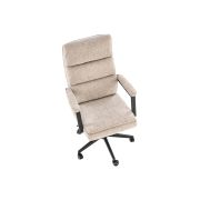 Scaun directorial hm adriano, stofa, inaltime reglabila, mecanism de balansare, 100 kg, bej drm10294