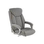 Scaun directorial hm helder 2, stofa, cadru metalic cromat, mecanism de balansare, 100 kg, gri drm10298
