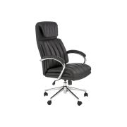 Scaun directorial hm romano, piele ecologica, mecanism de balansare, negru drm10300