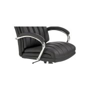 Scaun directorial hm romano, piele ecologica, mecanism de balansare, negru drm10300