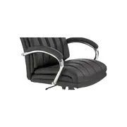 Scaun directorial hm romano, piele ecologica, mecanism de balansare, negru drm10300