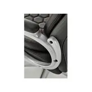 Scaun directorial hm thomas, piele ecologica, mecanism de balansare, cadru polipropilena, 100 kg, negru drm10302