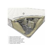 Set saltea clasic coral 180x200x19 plus husa hipoalergenica drm9526