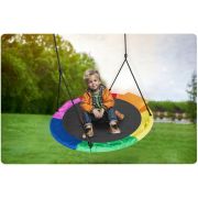 Leagan tip cuib pentru copii xxl, 110 cm, 150 kg, neo-sport 1050, multicolor edeedi1050