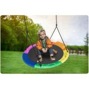 Leagan tip cuib pentru copii xxl, 95 cm, 150 kg, neo-sport 1040, multicolor edeedi1040