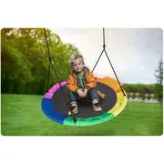 Leagan tip cuib pentru copii xxl, 95 cm, 150 kg, neo-sport 1040, multicolor edeedi1040