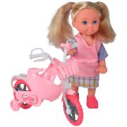 Papusa simba evi love my first bike 12 cm roz hubs105731715-roz