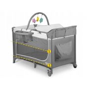 Patut pliabil 125 x 65 x 78 cm ricokids rk-241 - gri edeedi724100