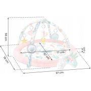 Salteluta de joaca pentru copii nukido ocean 730202 - roz edeedi730202